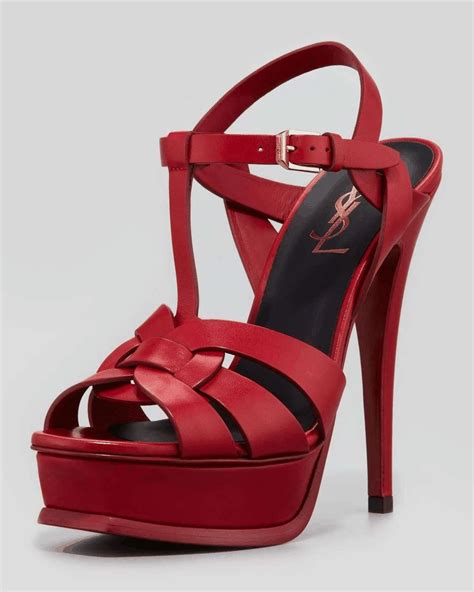 ysl tribute shoes red|ysl tribute wedges.